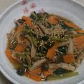 churara_nt's cooksnap of when they made ∞小松菜と小（桜？）エビのおひたし∞.