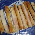 sanama0826's cooksnap of when they made スティック春巻きベーコン＆チーズ.