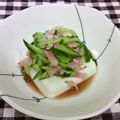 龍青空ママ's cooksnap of when they made ♡ベーコンときゅうりの温奴♡.