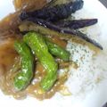 ♡大臣と姫達のママ♡'s cooksnap of when they made オクラかぼちゃ茄子トマトの野菜カレー.