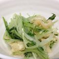 gab28's cooksnap of when they made レンチン！水菜と油揚げの麺つゆ煮.