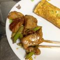 ask7280's cooksnap of when they made 鶏肉とアスパラガスの甘辛炒め.