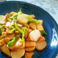 ニコニコまっきー's cooksnap of when they made 山芋のシャキシャキわさび醤油炒め.