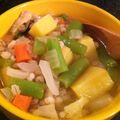 yukobon's cooksnap of when they made 麦とお豆さんの健康野菜スープ.