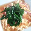 チャキちゃん's cooksnap of when they made ☆ふんわり半熟卵に、ニラのあんかけ～☆.
