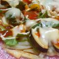 こずえっこ's cooksnap of when they made じゃがいもピザ.