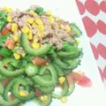 ✩あいり✩'s cooksnap of when they made 夏野菜(ゴーヤ・オクラ・トマト）のサラダ.