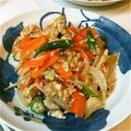 カビル's cooksnap of when they made だしの素でオクラの簡単野菜炒め！.
