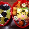 rinrin5555's cooksnap of when they made 簡単しまじろうキャラ弁♥.