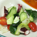 一期一会32's cooksnap of when they made トマトとたことキュウリで☆彡簡単マリネ.
