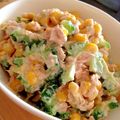 ゆも23's cooksnap of when they made ツナとコーンとゴーヤのサラダ！.