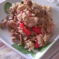 volvol's cooksnap of when they made 焼肉ピラフ✿ルク（お鍋）or炊飯器✿.