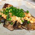 aya_ap's cooksnap of when they made 焼きさんま★ピリ辛ねぎソースで。.