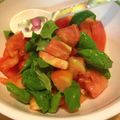 patepateco's cooksnap of when they made 料理研究家の　トマトとバジルのサラダ.