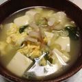 しぺ☆'s cooksnap of when they made 豆腐と卵のスープ(*^^*).
