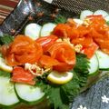 さゆaris's cooksnap of when they made 薔薇のライスケーキ（押し寿司）.