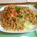 nanochin's cooksnap of when they made 簡単時短 えびレタスチャーハン.
