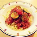 りかあつ's cooksnap of when they made *ズッキーニとアンチョビのトマトパスタ*.