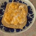 ＭｉｙａＣｏ's cooksnap of when they made ♡幸せ朝ごはん♡チーマヨ卵オープンサンド.