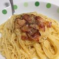 ＊みぃ＊＊'s cooksnap of when they made ヘルシーなカルボナーラ☆生クリーム不使用.