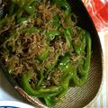 キムミネ's cooksnap of when they made ピーマンとじゃこの炒め物.