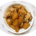 ☆AMR☆'s cooksnap of when they made 圧力なべde大根と手羽元の煮物.