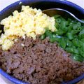 玉節子's cooksnap of when they made 我が家の三色そぼろ丼.