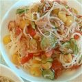 とて虫's cooksnap of when they made そうめんdeツナとトマトの冷製パスタ.