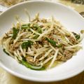 isimaruガール's cooksnap of when they made もやしと挽肉のとろみ炒め.