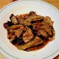kozi0701's cooksnap of when they made フライパン一つでなすと豚コマのごまダレ煮.
