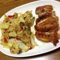 元ぼーず's cooksnap of when they made 鶏の照焼き☆キャベツのレモンマスタード添.