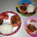 BMWJ's cooksnap of when they made あっさり♪ムネ肉ハンバーグ.