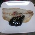AIDAKEJA's cooksnap of when they made 白身魚のグリル・ブルーベリーソース.