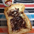 ｊ−ｊ−ｆ's cooksnap of when they made チョコミルクトースト♪.