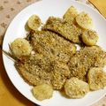 komutatata's cooksnap of when they made 鯵とポテトのハーブ粉焼き.
