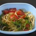スタイリッシュママ's cooksnap of when they made お弁当はトマトとシソの冷製パスタ.