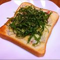 Pupinon's cooksnap of when they made さっぱり！梅マヨチーズトースト★.