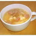 pｉchan's cooksnap of when they made たまごとオニオンのあったかスープ＊°.