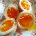 ♡くまてんちょー♡'s cooksnap of when they made ☺簡単♪黄身がトロトロの半熟味つけ卵☺.
