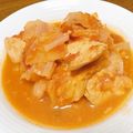 vabochan's cooksnap of when they made 激旨♡水なしで鶏胸肉と白菜のトマト煮込み.