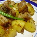 ちよ羊's cooksnap of when they made 鶏とじゃがいものメイプルマスタード炒め.