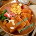 emitan52's cooksnap of when they made じゃがいものチーズスクランブルエッグ.
