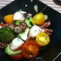 みつ、わた、かなママ's cooksnap of when they made バジル香る♪たことトマトと胡瓜のサラダ.