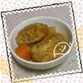 ひぴちゅー's cooksnap of when they made 豆腐巾着と大根の煮物.