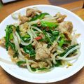 TomoGoQoo's cooksnap of when they made もつ入りモヤシ炒め.