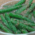 リスのしっぽ's cooksnap of when they made めんつゆで簡単★いんげんのごま和え.