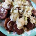 まめひな's cooksnap of when they made 豚タンのネギ塩レモン焼き.