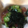 あかぷり's cooksnap of when they made オクラとマグロボウル.