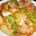お魚キッチン's cooksnap of when they made 豚キムチレタス♪簡単が一番♪.