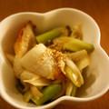 BiwacoJune's cooksnap of when they made 簡単　長ネギとちくわの和え物.